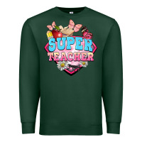 Sports Green super teacher Premium Sweatshirt - BarkalooDesign