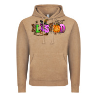 Vintage Coffee halloween blessed Vintage Hoodie - AdoDesignShop