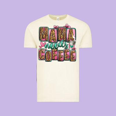 Mama Needs Coffee Mother's Day Vintage Tee Designed By Jasminsmagicworld
