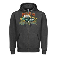 Charcoal Heather i got a heart like a truck western sunflower Zipper Hoodie - NancyCooperArtShop