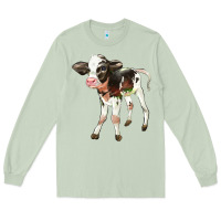 Matcha Holstein Calf Long Sleeve Tee - LillyAllenDesigns