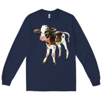 Navy Holstein Calf Long Sleeve Tee - LillyAllenDesigns
