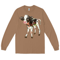 Toasted Coconut Holstein Calf Long Sleeve Tee - LillyAllenDesigns
