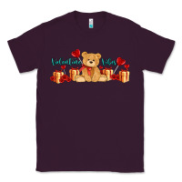 Plum valentines vibes with gifts and bear Classic Tee - AdoDesignShop