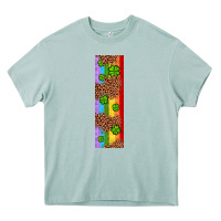 Arona St. Patrick's Day Western Shamrock Leopard Rainbow Heavy Core Tee - Artiststas