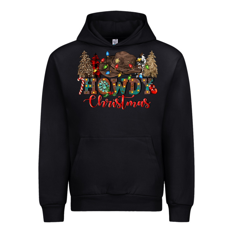 Howdy Christmas Urban Hoodie by CowGirlArtShop | Teevron