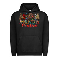 Pigment Black howdy christmas Urban Hoodie - CowGirlArtShop