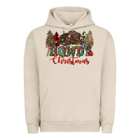Pigment French Oak howdy christmas Urban Hoodie - CowGirlArtShop
