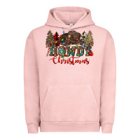 Pigment Salmon howdy christmas Urban Hoodie - CowGirlArtShop