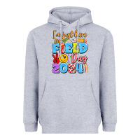 Heather Grey im just here for field day 2024 Heavyweight Hoodie - Artiststas