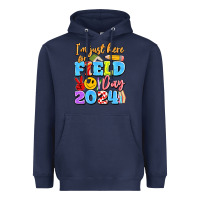 Navy im just here for field day 2024 Heavyweight Hoodie - Artiststas