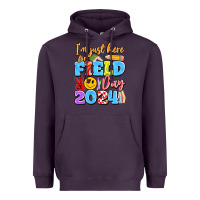 Plum im just here for field day 2024 Heavyweight Hoodie - Artiststas