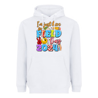 White im just here for field day 2024 Heavyweight Hoodie - Artiststas