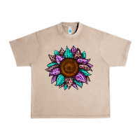 French Oak sunflower leopard color Urban Heavy Tee - JahusDesignShop