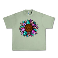 Oil Green sunflower leopard color Urban Heavy Tee - JahusDesignShop
