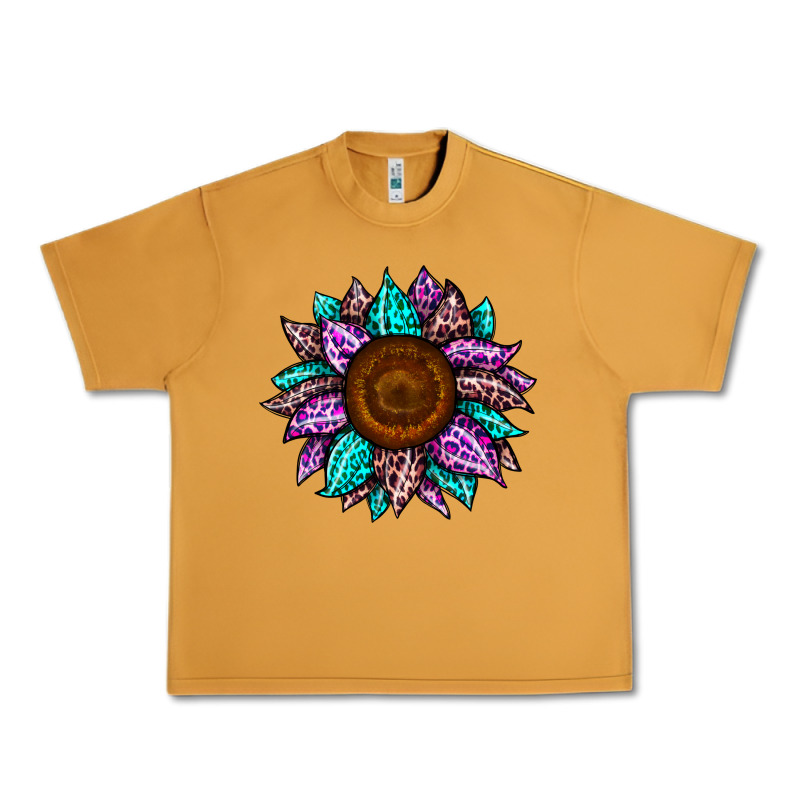 Sunflower Leopard Color Urban Heavy Tee by JahusDesignShop | Teevron