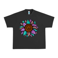 Pigment Black sunflower leopard color Urban Heavy Tee - JahusDesignShop