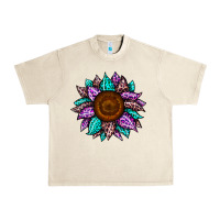 Sandshell sunflower leopard color Urban Heavy Tee - JahusDesignShop