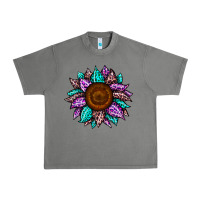 Tornado sunflower leopard color Urban Heavy Tee - JahusDesignShop