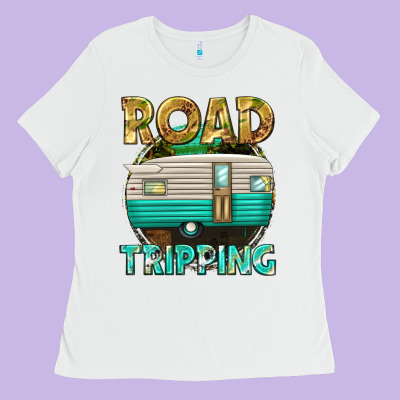 Road Tripping Ladies Tee Designed By Texasbilliewilder
