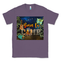Lavender born to camp Classic Tee - NancyCooperArtShop