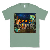 Sage born to camp Classic Tee - NancyCooperArtShop