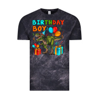 Cloud Black birthday boy t rex Vintage Tee - Artiststas