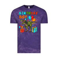 Cloud Purple birthday boy t rex Vintage Tee - Artiststas