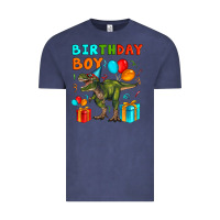 Vintage Denim birthday boy t rex Vintage Tee - Artiststas