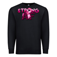 Black strong af breast cancer Premium Sweatshirt - BarkalooDesign