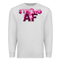 Dove Grey strong af breast cancer Premium Sweatshirt - BarkalooDesign
