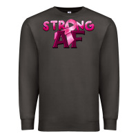 Smoke strong af breast cancer Premium Sweatshirt - BarkalooDesign