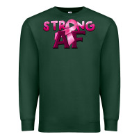 Sports Green strong af breast cancer Premium Sweatshirt - BarkalooDesign
