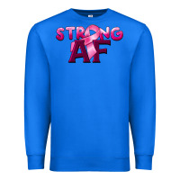 True Royal strong af breast cancer Premium Sweatshirt - BarkalooDesign