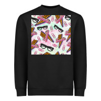 Black teacher thunderbolt and glasses Heavyweight Sweatshirt - BundleAndBundleShop