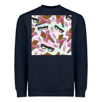 Navy teacher thunderbolt and glasses Heavyweight Sweatshirt - BundleAndBundleShop