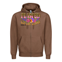 Chestnut flawed but still worthy romans 5 8 Zipper Hoodie - NancyCooperArtShop