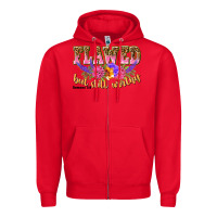Red flawed but still worthy romans 5 8 Zipper Hoodie - NancyCooperArtShop
