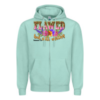 Seafoam flawed but still worthy romans 5 8 Zipper Hoodie - NancyCooperArtShop