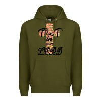 Army Green Trust In The Lord Premium Hoodie - Bettercallsaul