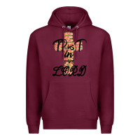 Burgundy Trust In The Lord Premium Hoodie - Bettercallsaul