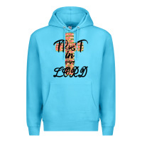 Ocean Blue Trust In The Lord Premium Hoodie - Bettercallsaul