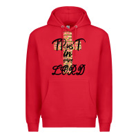 Red Trust In The Lord Premium Hoodie - Bettercallsaul