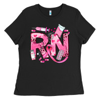 Breast Cancer Rn Registered Nurse Ladies Tee | Teevron