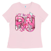 Bubblegum Pink breast cancer rn registered nurse Ladies Tee - JahusDesignShop