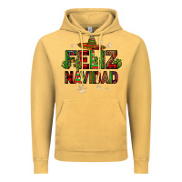 Vintage Mustard feliz navidad Vintage Hoodie - JahusDesignShop