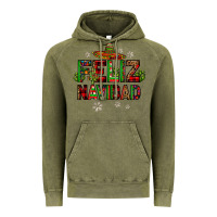 Vintage Olive feliz navidad Vintage Hoodie - JahusDesignShop
