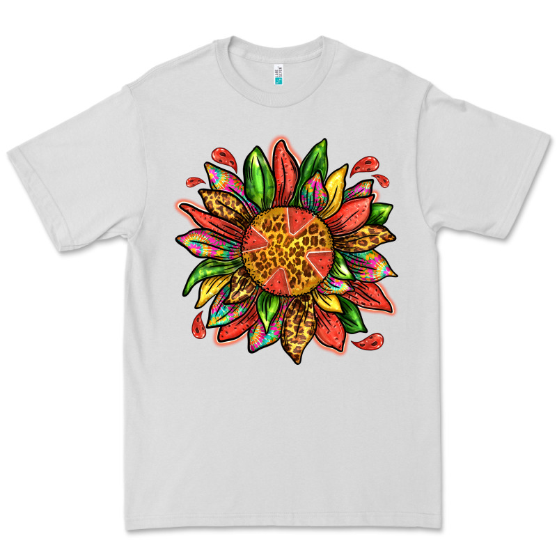 Watermelon Sunflower Premium Tee by texasbilliewilder | Teevron