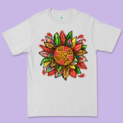 Watermelon Sunflower Premium Tee Designed By Texasbilliewilder