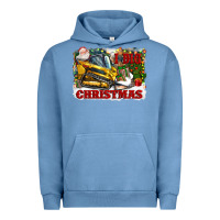 Pigment Pebble Blue i dig christmas Urban Hoodie - CowGirlArtShop